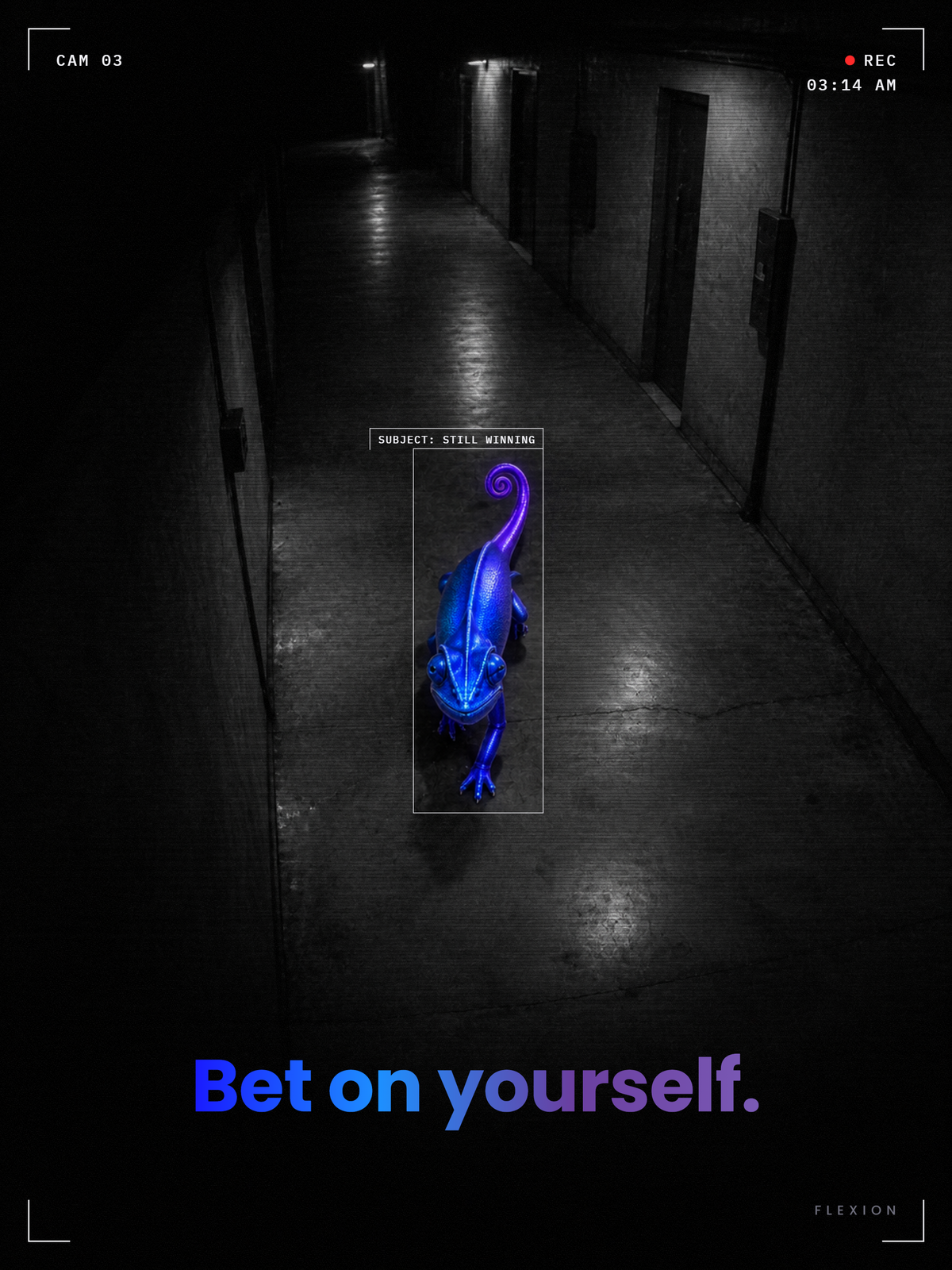 Bet On Yourself — FLEXION art print design