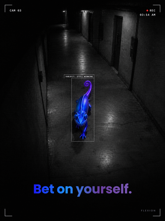 Bet On Yourself — FLEXION art print design