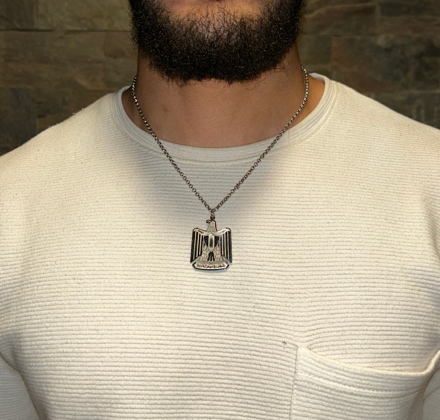 Egyptian flag necklace