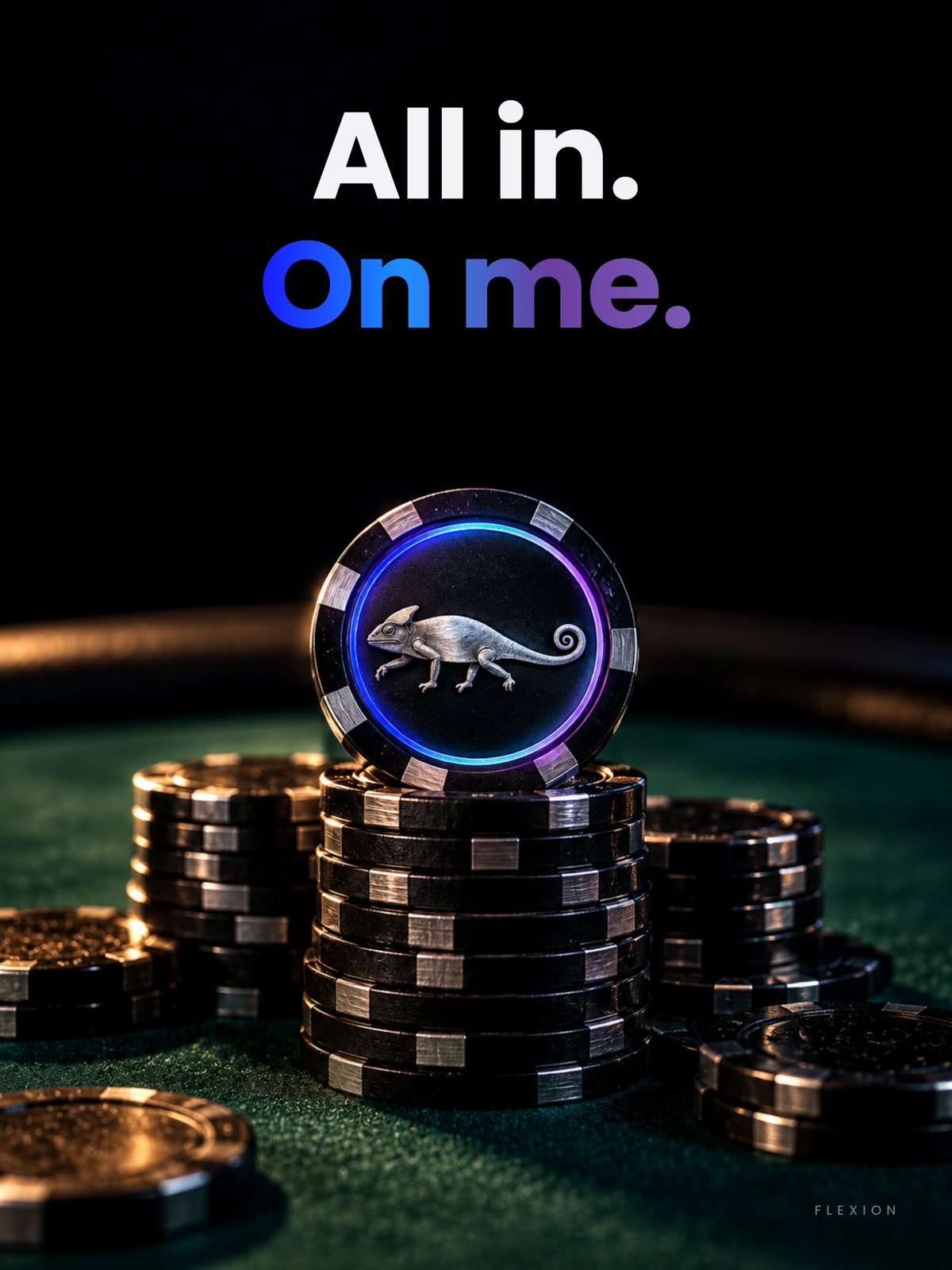 All In. On Me. — FLEXION art print design